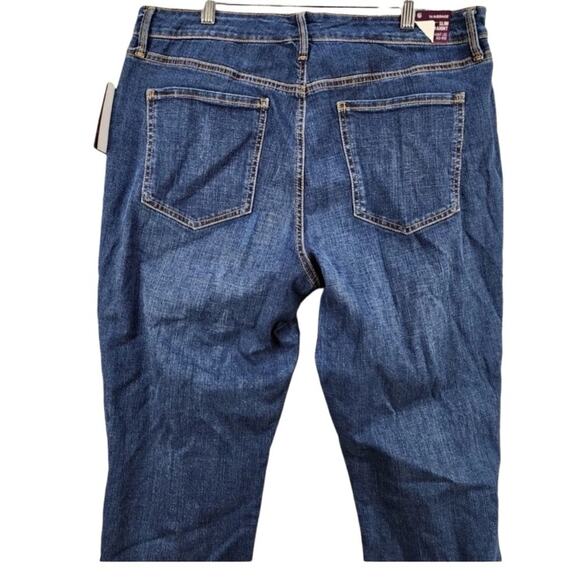 Gloria Vanderbilt Slim-Straight Distressed Jeans Size 10A New With Tag MSRP $54 - Picture 6 of 9